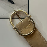 Classic Suede Belt - Tan