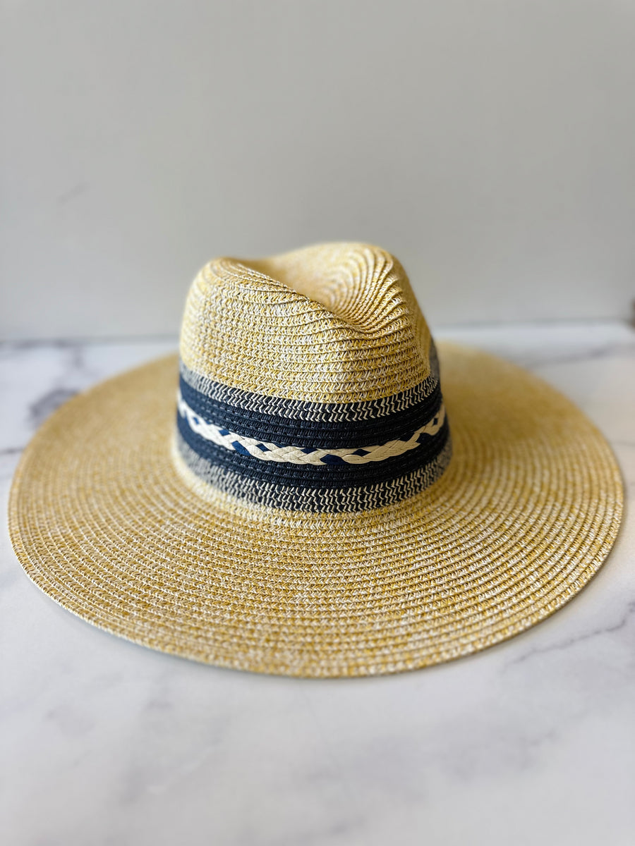 Braided Trim Panama Hat