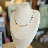 Mixed Shape Gemstone Necklace