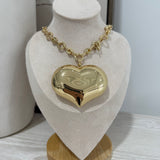Jumbo Heart Charm Necklace
