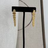 CZ Snake Drop Earring