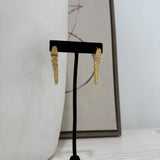 CZ Snake Drop Earring