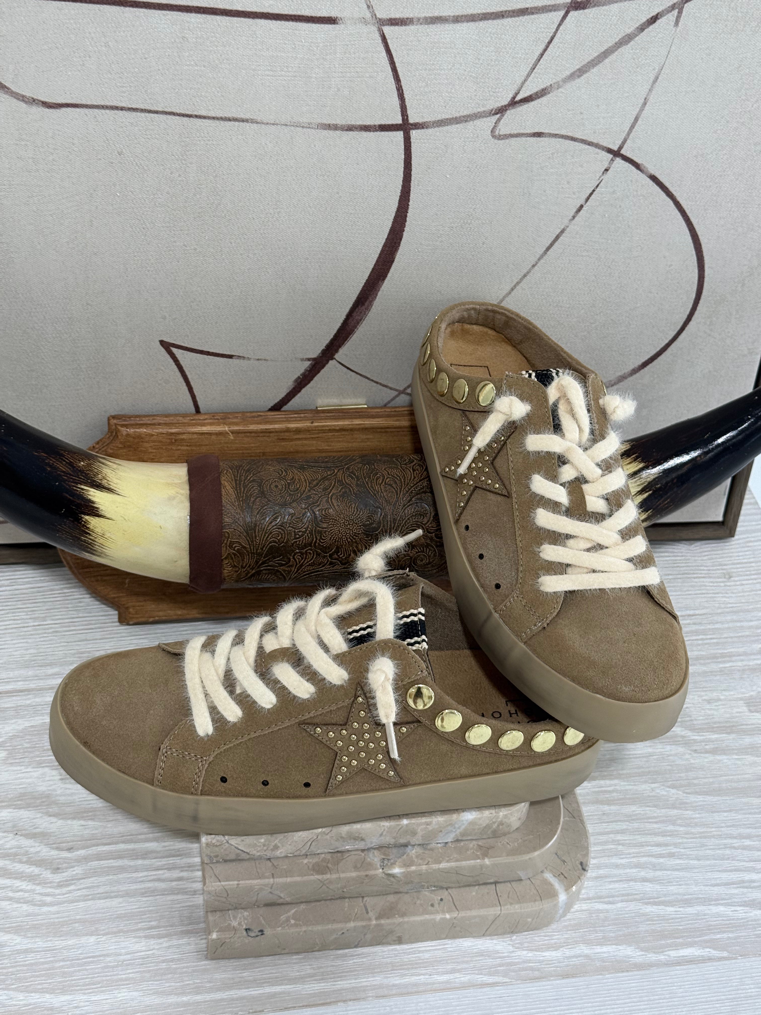 PIA Studded Sneaker Mule - SHUSHOP