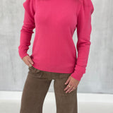 Back For Basics Sweater-Pink Berry