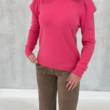 Back For Basics Sweater-Pink Berry