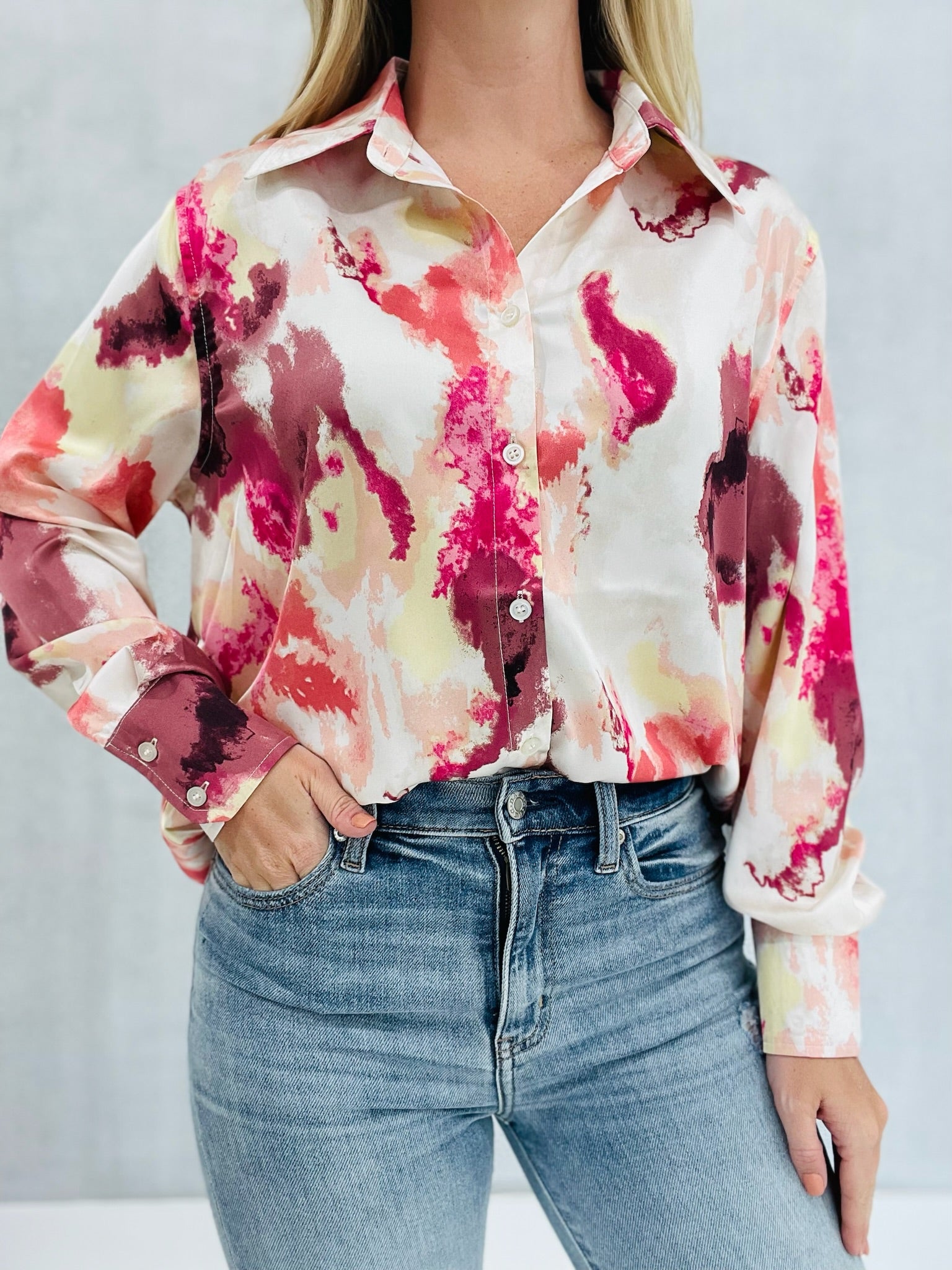 Moving With The Hues Blouse