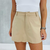 Talk Is Cheap Skort - Taupe