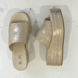 Step Into Spring Wedge - Gold