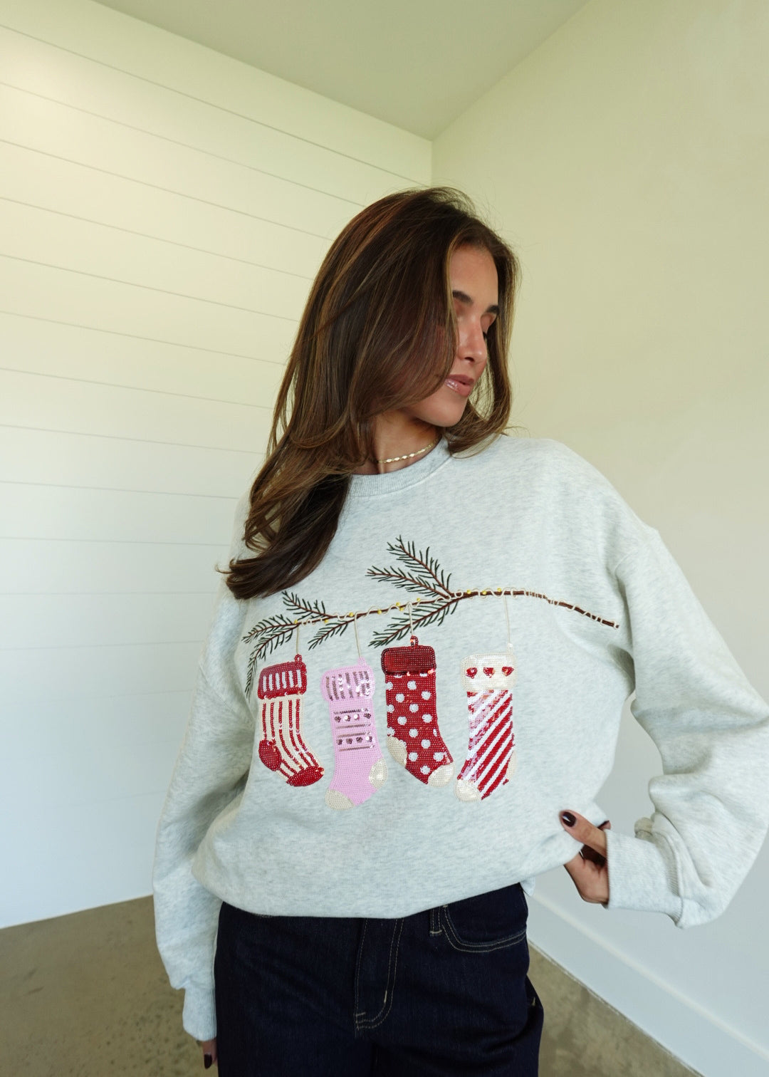 Stockings Oversized Sweatshirt