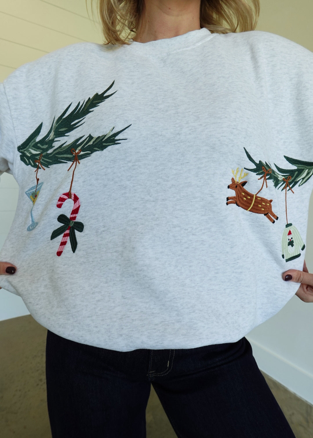 Hung With Care Pullover
