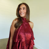 Mistletoe & Merlot Top