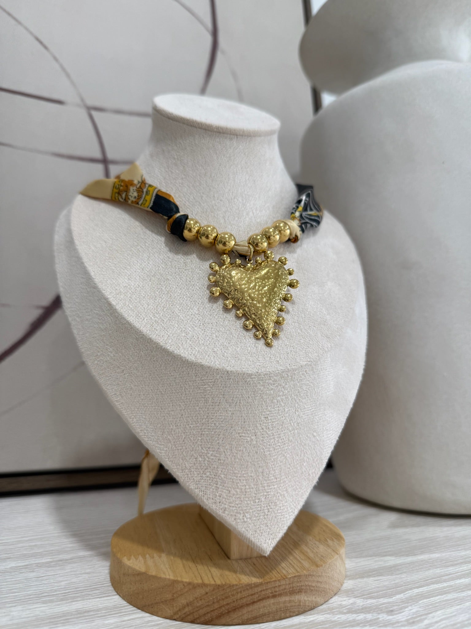 Hearted It Scarf Necklace