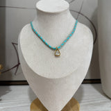 Minimalist Rope Necklace - Blue
