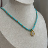 Minimalist Rope Necklace - Blue