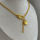 Paper Clip Heart Necklace