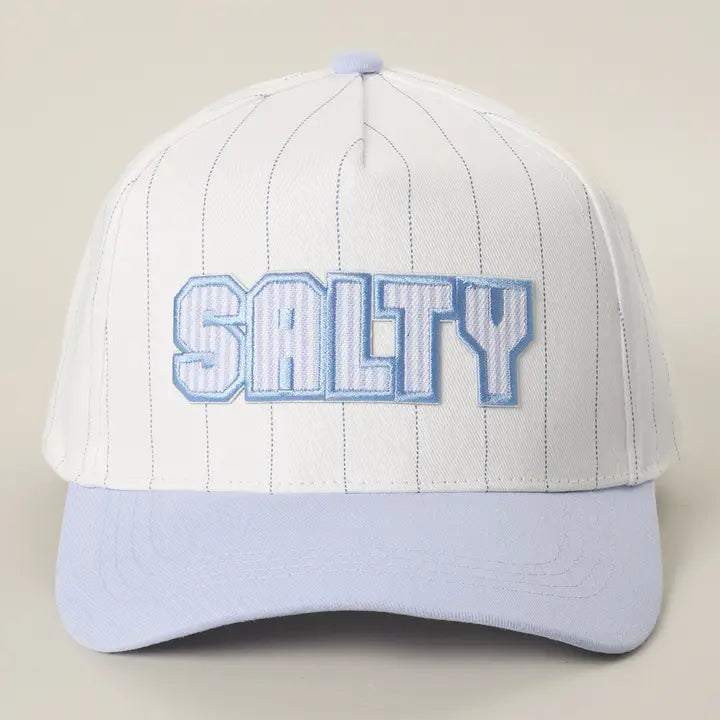 "Salty" Pinstripe Trucker