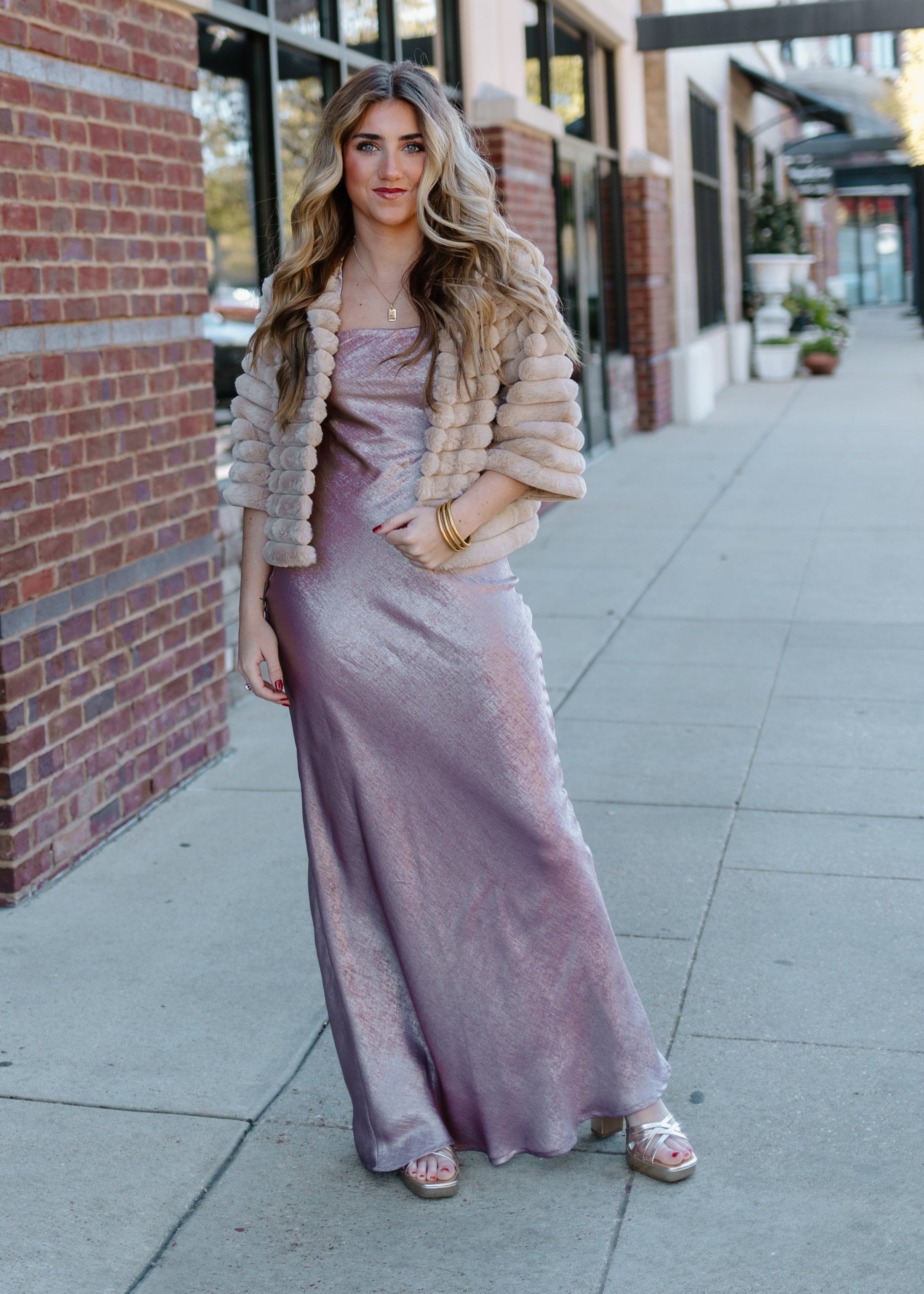 Runner-Up Maxi Dress - Rose Pearl